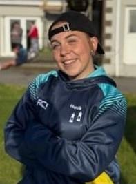 Tia Rees - outstanding bowling for Hook Tia Rees - outstanding bowling for Hook